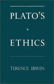 Cover of Plato's ethics by Terence Irwin