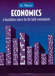 Cover of Economics by J. E. Manser