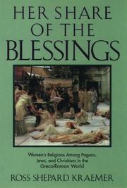 Cover of Her share of the blessings by Ross Shepard Kraemer
