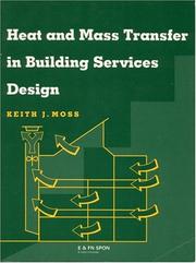 Cover of Heat and mass transfer in building services design by Keith Moss