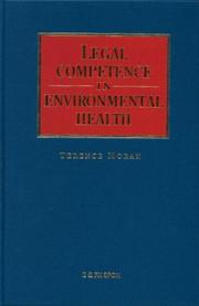 Cover of Legal Competence in Environmental Health by Terence Moran
