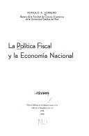 Front cover of La política fiscal y la economía nacional by Rómulo A. Ferrero
