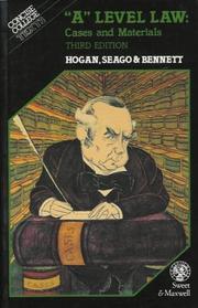 Cover of A Level Law (Concise College Texts) by Brian Hogan