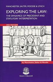 Front cover of Exploring the law by Colin Manchester
