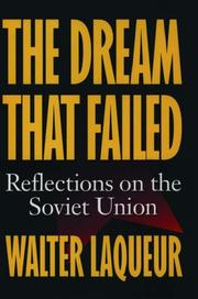 Cover of The dream that failed by Walter Laqueur