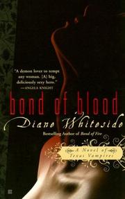 Front cover of Bond of Blood by Diane Whiteside
