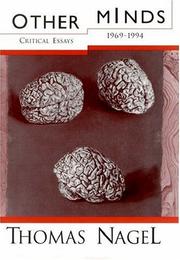 Cover of Other minds by Thomas Nagel