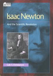Front cover of Isaac Newton and the scientific revolution by Gale E. Christianson
