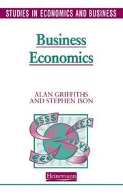 Cover of Business economics by Alan Griffiths