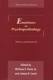Front cover of Emotions in psychopathology by James D. Laird