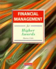 Front cover of Financial Management for Higher Awards by Martin Coles