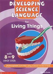 Front cover of Living Things 8-9 (Developing Science Language) by Neville Evans