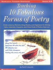 Cover of Teaching 10 Fabulous Forms of Poetry (Grades 4-8) by Paul Janeczko