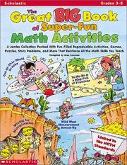 Front cover of The Great Big Book of Super-Fun Math Activities (Grades 3-5) by Jean Liccione