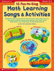 Front cover of 15 fun-to-sing math learning songs & activities by Mitzi Fehl