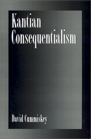 Cover of Kantian consequentialism by David Cummiskey