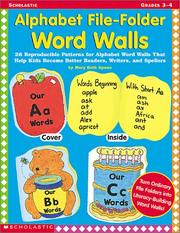 Cover of Alphabet File-Folder Word Walls by Mary Beth Spann