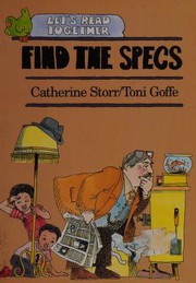 Cover of Find the specs by Catherine Storr