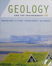 Cover of Geology and the environment by Bernard W. Pipkin