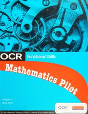 Cover of OCR functional skills mathematics pilot by Greg Byrd