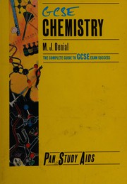 Front cover of Chemistry (Study Aids for GCSE) by M.J. Denial