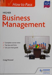 Front cover of How to pass higher business management for CfE by Craig McLeod