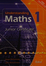 Cover of Understanding maths 1 by Owen McConway
