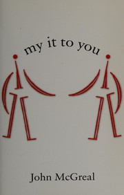Front cover of My It to You by John McGreal