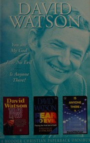 Front cover of You are my God by David Watson