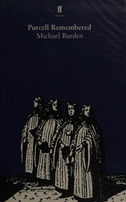 Cover of Purcell remembered by Michael Burden