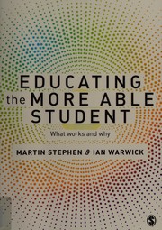 Cover of Educating the More Able Student by Martin Stephen