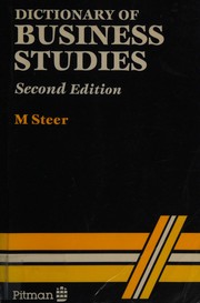 Front cover of Dictionary of business studies by M. Steer