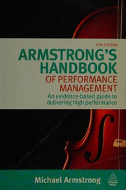 Front cover of Armstrong's handbook of performance management by Michael Armstrong