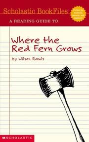 Front cover of A reading guide to Where the red fern grows by Wilson Rawls by Laurie Rozakis