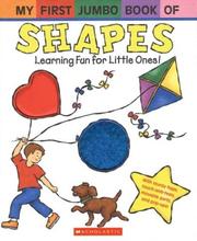 Cover of My first jumbo book of shapes by James Diaz