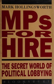Front cover of Mps for Hire by Mark Hollingsworth