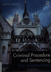 Front cover of Criminal procedure and sentencing by Peter Hungerford-Welch