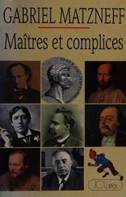 Cover of Maîtres et Complices by Gabriel Matzneff