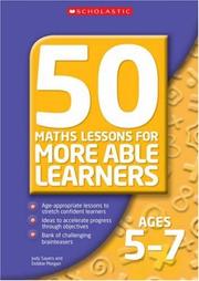 Cover of 50 Maths Lessons for More Able Learners Ages 5-7 by Debbie Morgan
