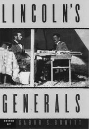 Cover of Lincoln's Generals by Stephen W. Sears