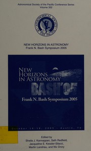 Cover of New horizons in astronomy by Frank N. Bash Symposium