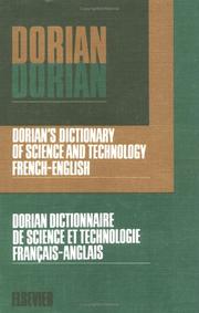 Front cover of Dictionary of science and technology by A. F. Dorian
