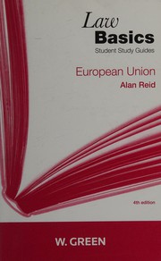 Cover of EU law by Alan S. Reid