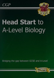 Front cover of Head start to A-level biology by Paddy Gannon