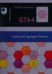 Front cover of Cosets and Lagrange's theorem by Open University Course Team
