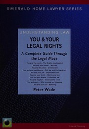 Front cover of You and Your Legal Rights (Emerald Home Lawyers) by Peter Wade