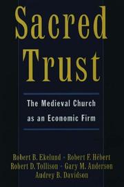 Cover of Sacred trust by Robert B. Ekelund Jr.