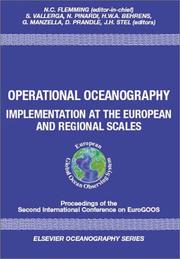 Front cover of Operational oceanography by International Conference on EuroGOOS (2nd 1999 Rome, Italy)