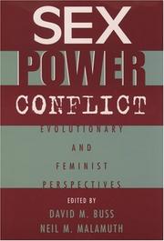 Front cover of Sex, power, conflict by David M. Buss