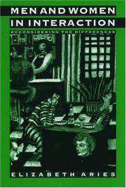 Front cover of Men and women in interaction by Elizabeth Aries